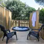 Mobil home Key West 33.20m2 – 2 chambres – 2 salles de bains + TV + Spa