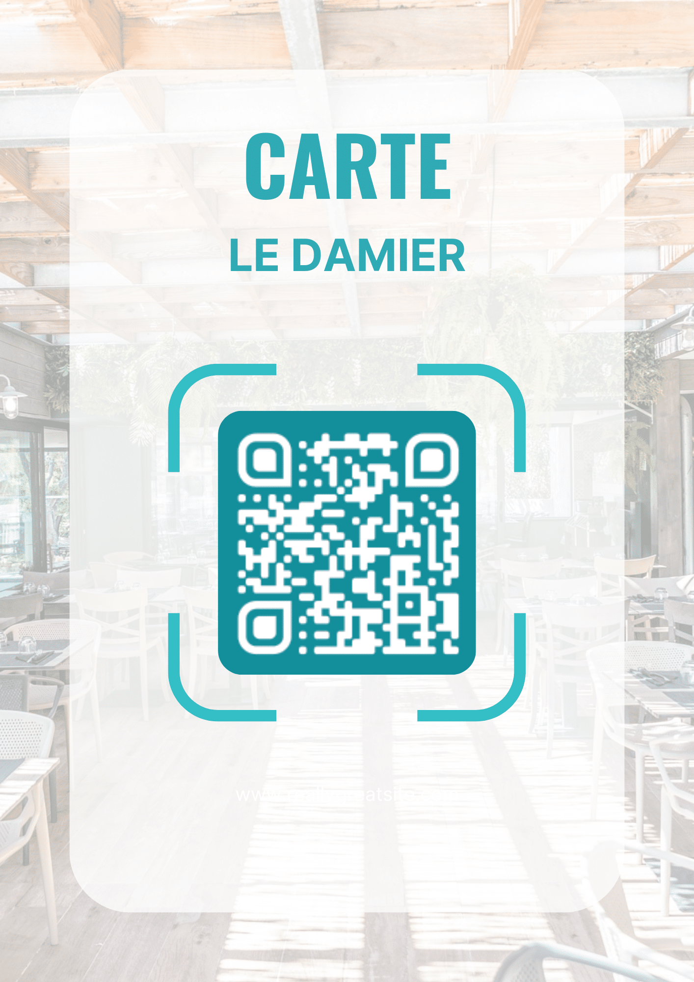 QR CODE menu resto