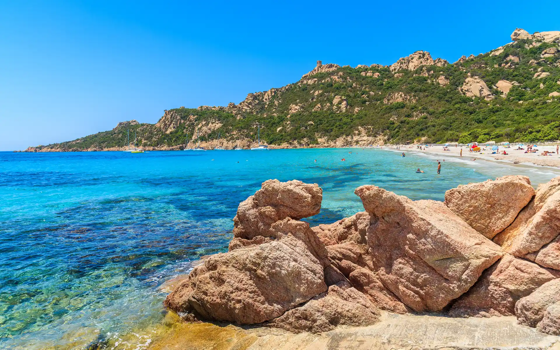 Roccapina plage soleil