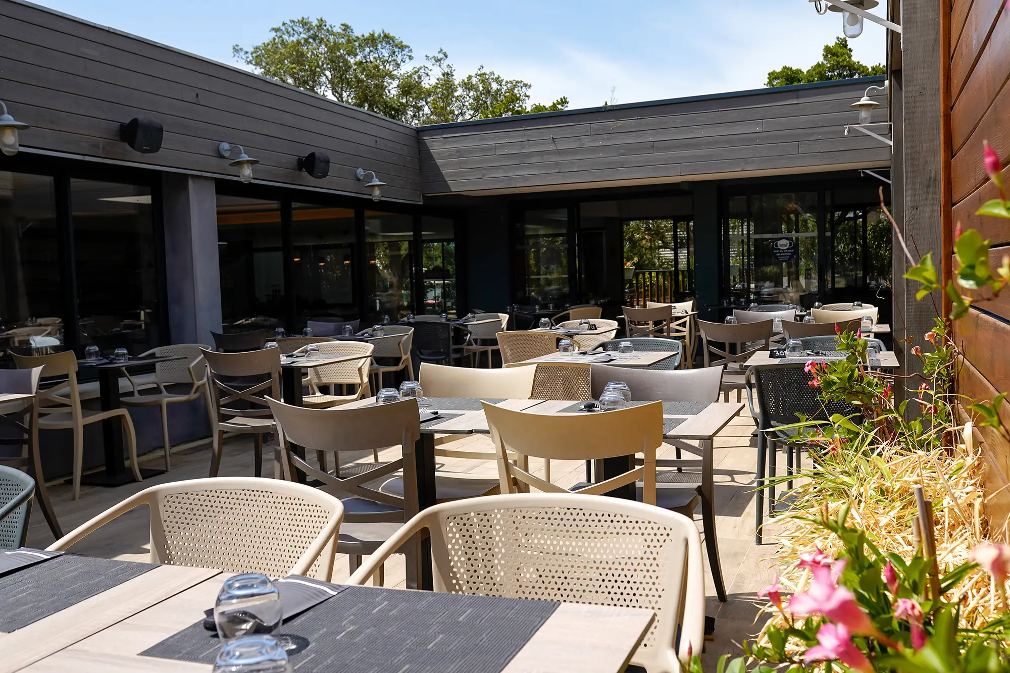 bar restaurant camping Le damier Corse du Sud