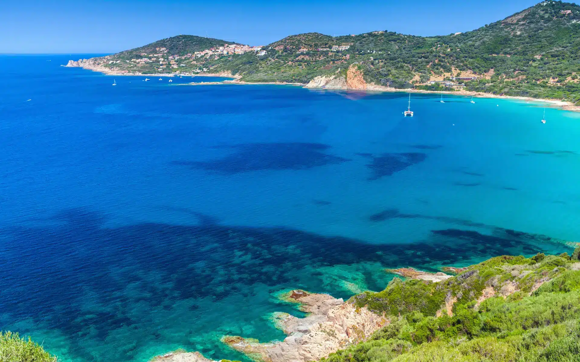 ocean south Corsica coast