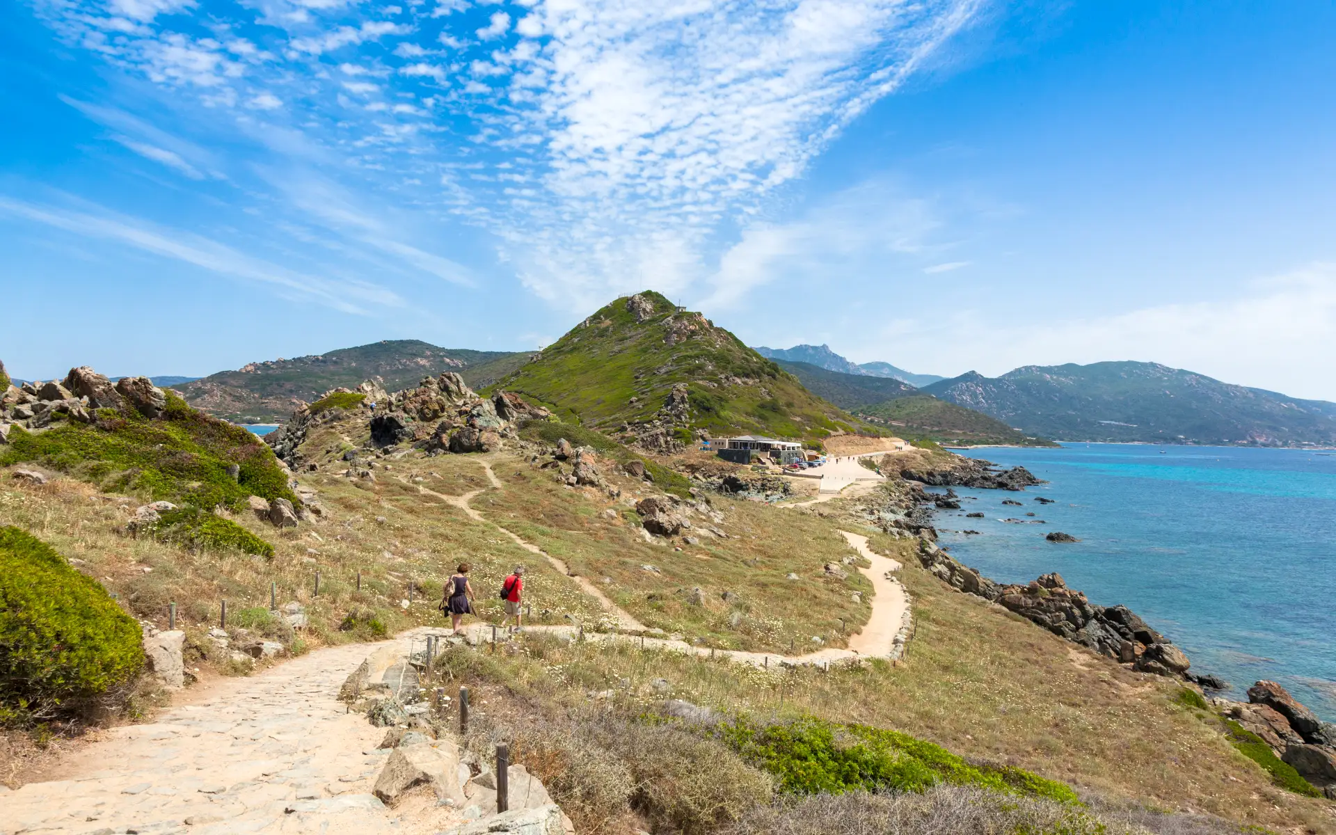 seaside hiking Corsica