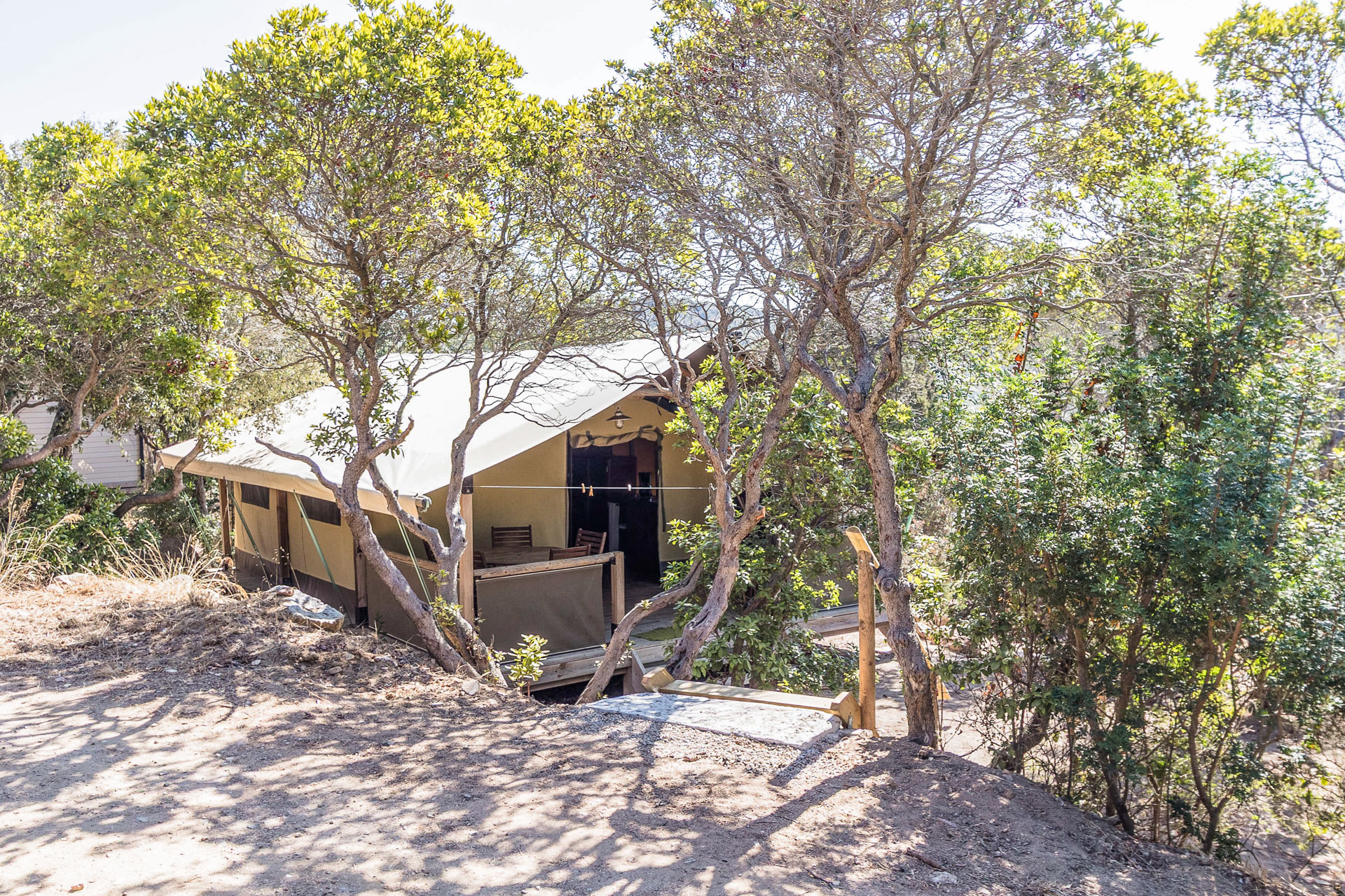 noleggio tende sud corsica