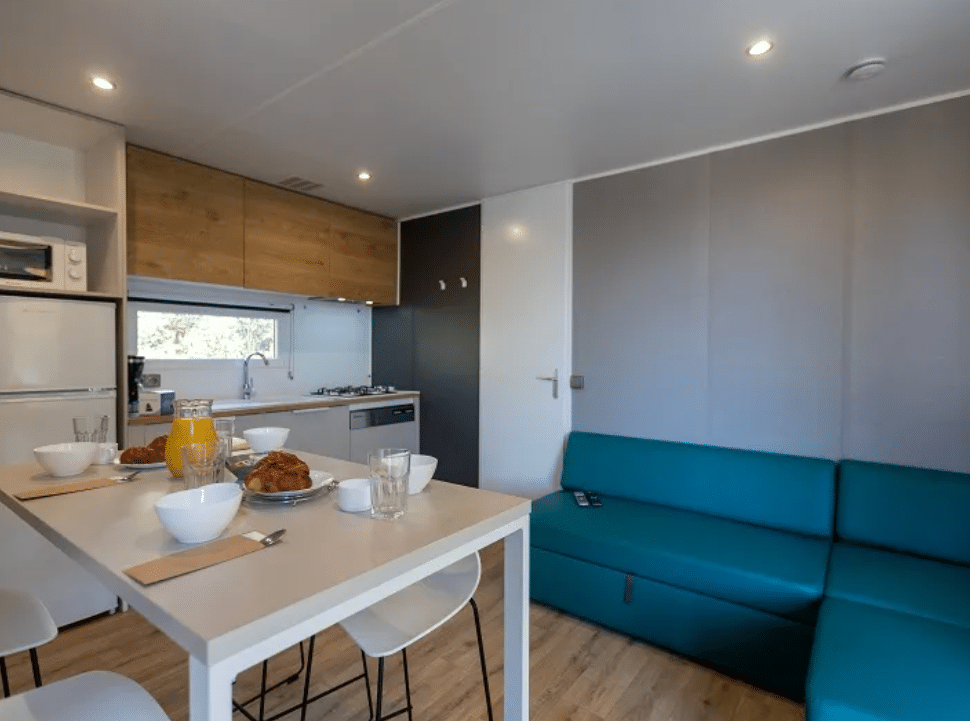 Mobil Home Cagna 2chambres – TV + CLIM